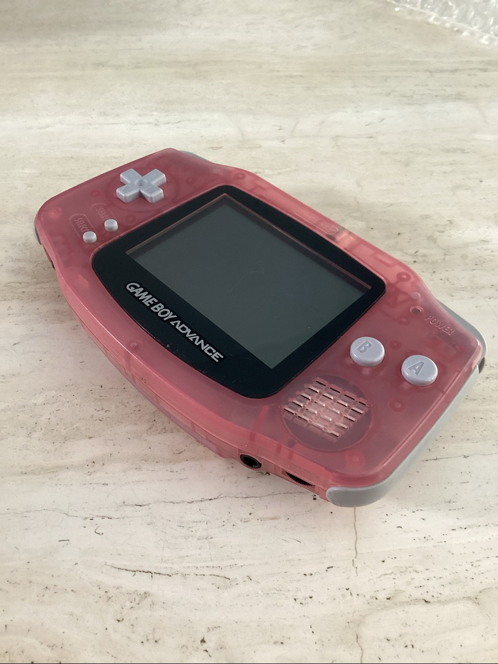 Nintendo Gameboy Advance Console Clear Pink Fuchsia Game Boy GBA AGB-001 - Picture 2 of 16